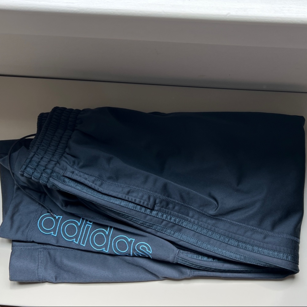 Youth Adidas Gray Athletic Pants Large
